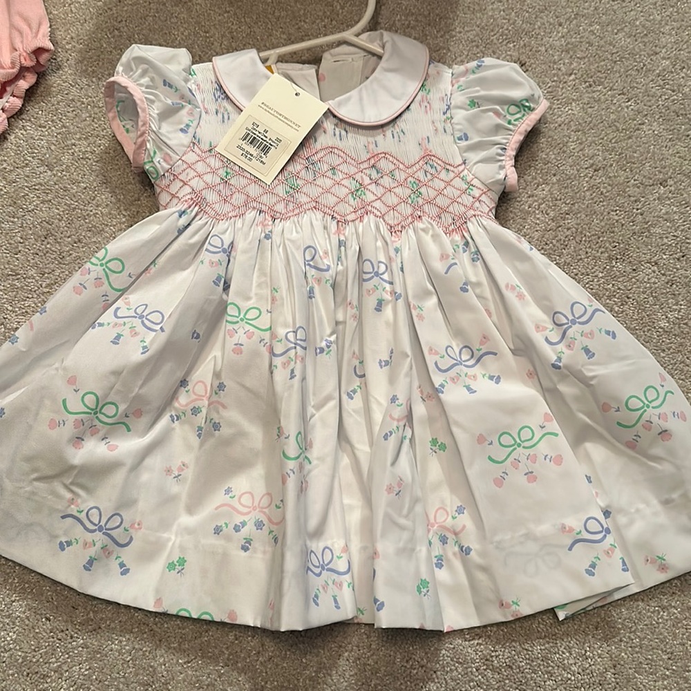 The Beaufort bonnet company Dottie hart dress smocking NWT
